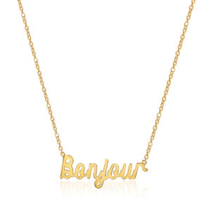 Bonjour Script Pendant – PND-010