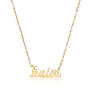 Italia Script Pendant – PND-019