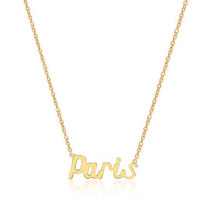 Paris Script Pendant – PND-015