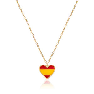 Spanish Heart Flag Pendant – PND-024